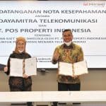 Sinergi Anak Perusahaan BUMN, Mitratel Gandeng Pos Properti Indonesia