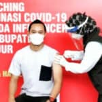 Mantan Pemain Persib Jalani Penyuntikan Vaksin Perdana di Cianjur