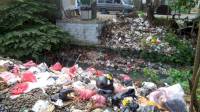 Satgas Citarum Harum Sektor 22 dan Aparat Pemkot Bandung Atasi Sampah di Curug Adun Babakan