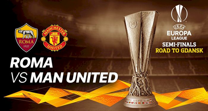Link Live Streaming AS Roma vs MU Semifinal Liga Europa, Tayang di O Channel