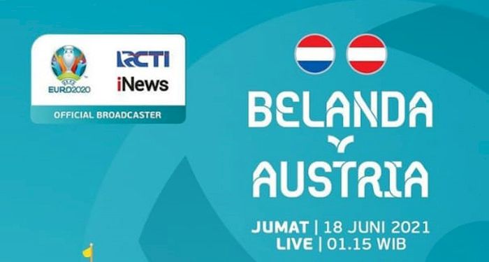 Live Streaming Euro 2020 Belanda vs Austria di RCTI dan Mola TV, Berikut Linknya