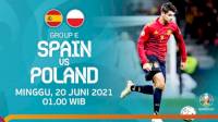 Link Live Streaming dan Siaran Langsung TV Euro 2020 Sesaat Lagi Spanyol vs Polandia 