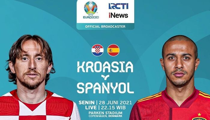 Sedang Berlangsung Kroasia Vs Spanyol 16 Besar Euro 2021, Link Live Streaming Ada di Sini