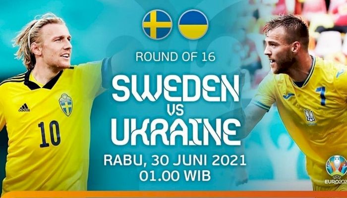 Link Live Streaming dan Siaran Langsung TV 16 Besar Euro 2020 Malam Ini Swedia vs Ukraina