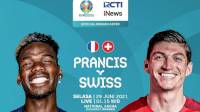 Sedang Berlangsung, Link Live Streaming Prancis vs Swiss 16 Besar Euro 2020