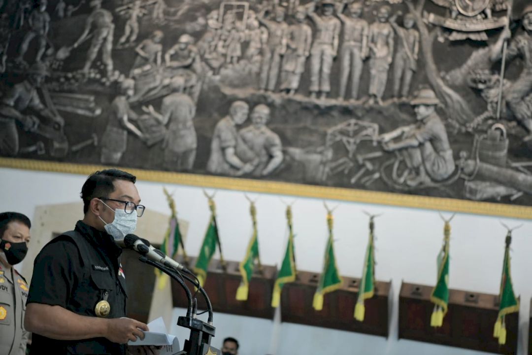  Gubernur Ridwan Kamil Nyatakan Bandung Raya Siaga 1 Covid-19