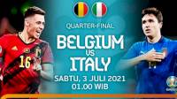 SEDANG BERLANGSUNG Belgia vs Italia 8 Besar Euro 2020, Link Live Streaming Ada di Sini