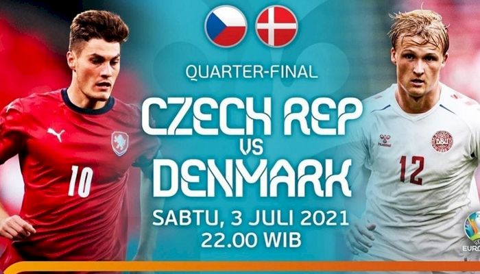 Link Live Streaming Republik Ceko vs Denmark 8 Besar Euro 2020 Malam Ini 