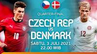Link Live Streaming Republik Ceko vs Denmark 8 Besar Euro 2020 Malam Ini 