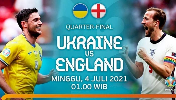 SEDANG BERLANGSUNG Ukraina vs Inggris 8 Besar Euro 2020, Link Live Streaming Ada di Sini