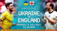 Link Live Streaming dan Siaran Langsung TV Ukraina vs Inggris 8 Besar Euro 2020 Malam Ini 