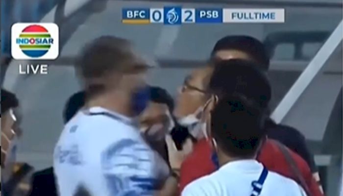 VIDEO Keributan Pelatih Persib dengan Official Bhayangkara FC Usai Laga, Ini Kronologinya