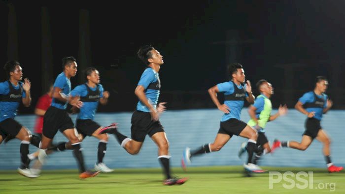 Timnas Indonesia Latihan dengan Intensitas Tinggi Jelang Jumpa Taiwan