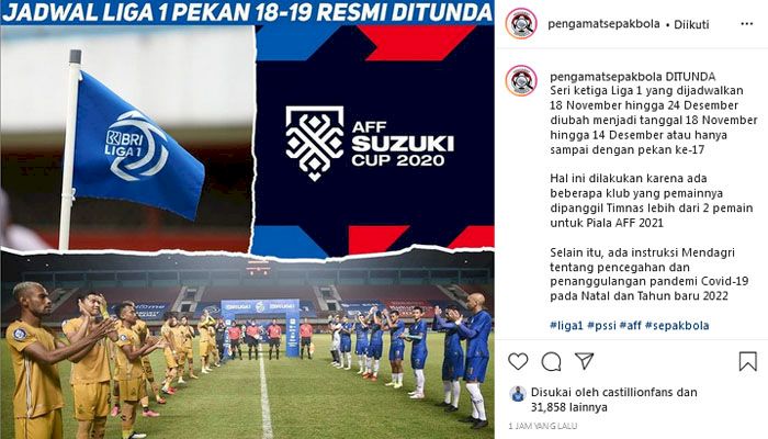 Seri Ketiga Liga 1 Kabarnya Akan Ditunda dan Dijadwalkan Ulang