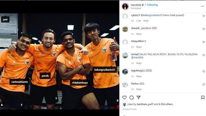 Empat Pemain Persib di Skuad Indonesia U-23 Foto Bareng, Marc Klok 'Ditegur' Netizen