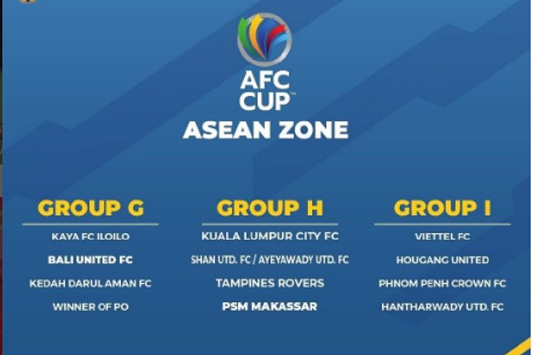 Jadwal Siaran Langsung Piala AFC 2022, Bali United vs Kedah Darul Aman, PSM Makassar vs Kuala Lumpur FC