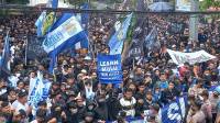 Foto-foto Ribuan Bobotoh Hadiri Aksi Damai di Graha Persib