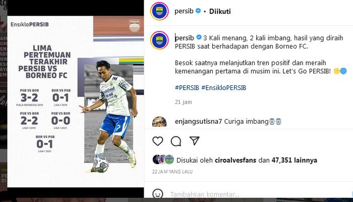 Miris! Pemain Persib Termotivasi Jelang Kontra Borneo FC Bobotoh Malah Pesimistis
