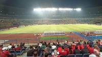 Antusiasme Pendukung Hiasi Laga Indonesia versus Curacao di Stadion GBLA