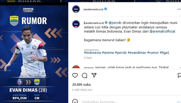 Persib Bandung Diisukan Akan Wujudkan 'Reuni' Luis Milla dengan Evan Dimas