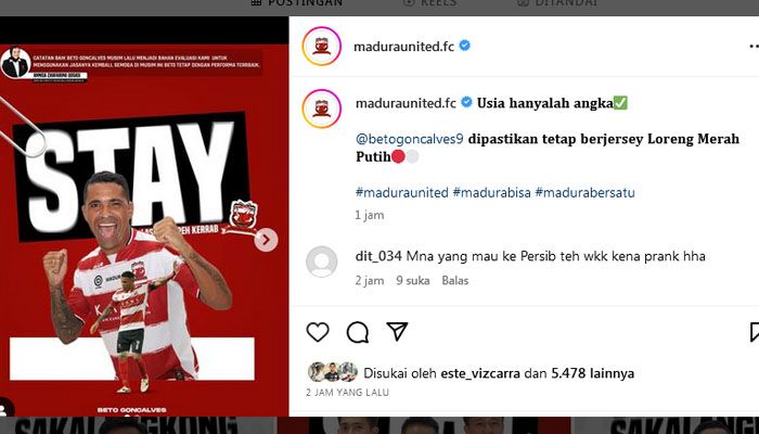 Kecele! Striker Gaek Haus Gol yang Dibidik Dipastikan Tak Bisa Gabung Persib Bandung