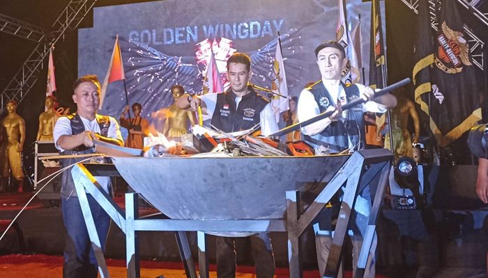 50th Golden Memorial Wingday 2023 Dan 33th Harley Davidson Club Indonesia Disambut Hangat Masyarakat Pangandaran