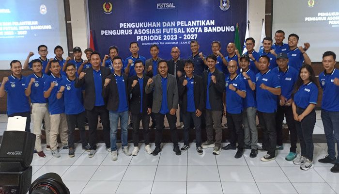 Pengurus Asosiasi Futsal Kota Bandung Periode 2023-2027 Dilantik, Program Kerja Fokus Peningkatan SDM