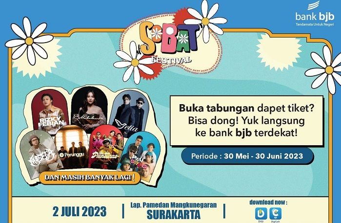  Nabung di bank bjb Bisa Nonton Konser Sobat Festival 2023