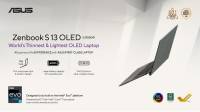 Zenbook S13 OLED, Laptop Ultraportabel OLED Tipis, Ringan, Stylish dan Ramah Lingkungan