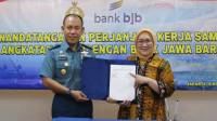 Perkuat Sinergitas, bank bjb Tandatangani PKS Dengan TNI AL   