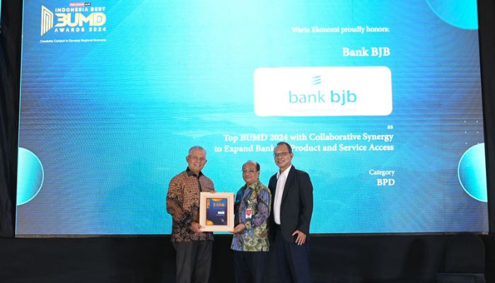 Akselerasi Ekonomi Daerah, bank bjb Raih Penghargaan di Ajang Best BUMD Award 2024 