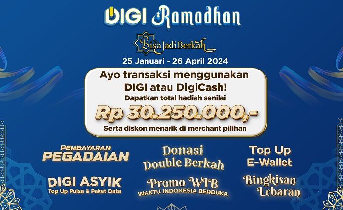 DIGI Ramadhan, Transaksi dan Donasi Pakai DIGI by bank bjb Banyak Untungnya