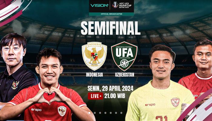 Jadwal Siaran Langsung dan Link Live Streaming Indonesia vs Uzbekistan di Semifinal Piala Asia U-23 2024