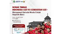 Catat! Ini Daftar Lokasi Nobar Timnas Indonesia U-23 vs Uzbekistan U-23 di Bandung