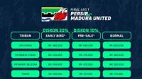 Tiket Persib vs Madura United di Leg 1 Final Championship Series Sudah Dijual