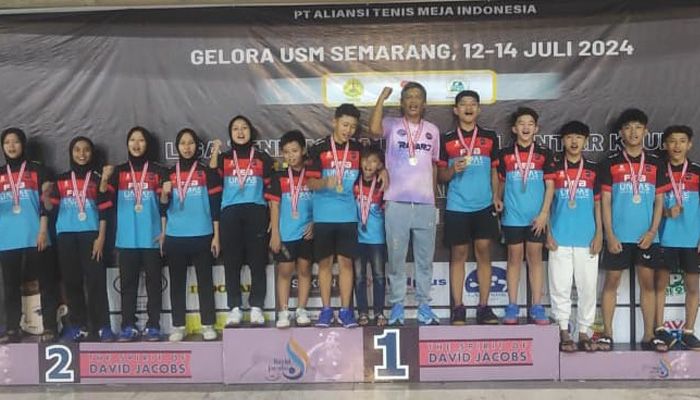 Wakil Jawa Barat, Gree One TCC Kunci Posisi Runner Up di Liga Tenis Meja Nasional