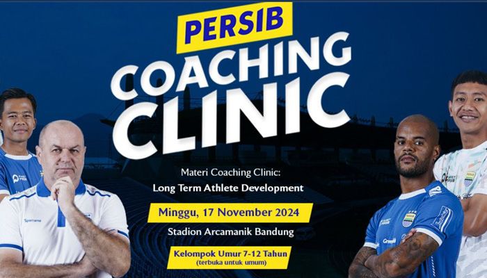 Persib Gelar Coaching Clinic untuk Anak Usia 7-12 Tahun, Cara Daftarnya  Cek di Sini