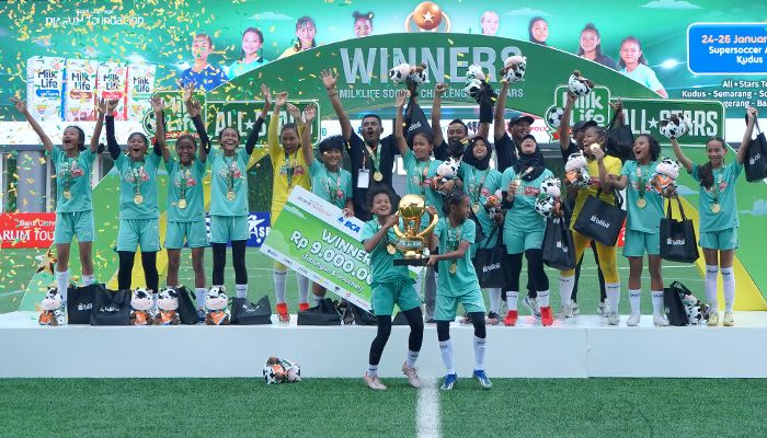 Tim Kudus Raih Gelar Juara MilkLife Soccer Challenge All-Stars, 24 Pemain Siap Bersaing di Asia 