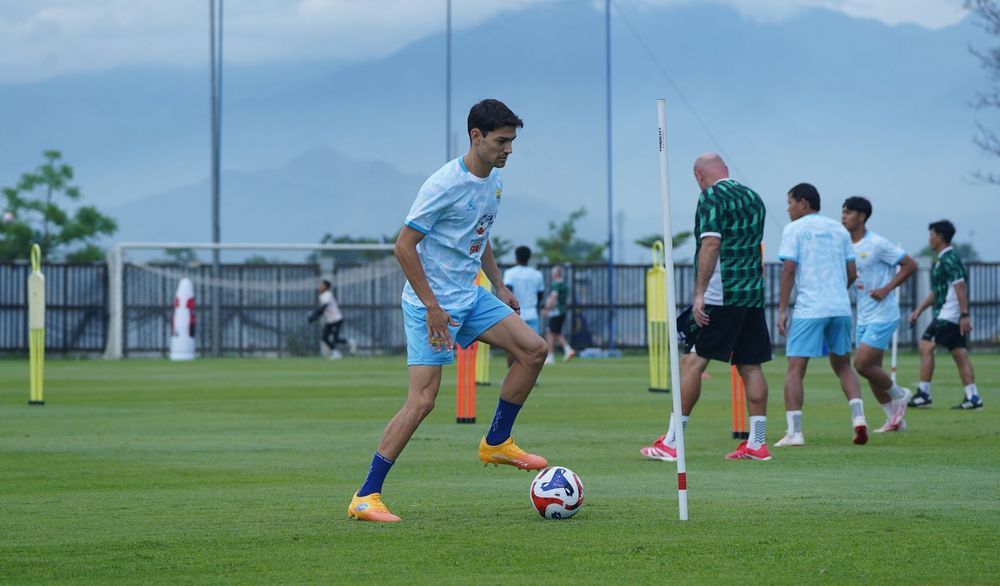 Baru Gabung Latihan di Persib, Federico Barba Ucapkan Hatur Nuhun Bobotoh