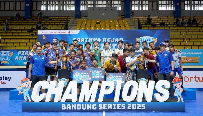 SMAN 21 Bandung Juarai Piala by.U Bandung Series, Buka Gerbang Menuju Karier Futsal Profesional