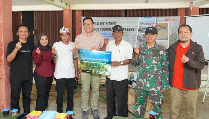 Telkomsel Tanam 3.000 Bibit Lamun dan Bangun Rumah Kultivasi di Pangandaran