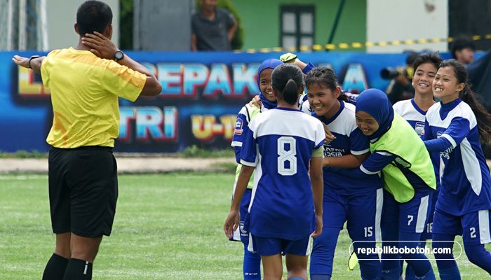 Persib Putri U-15 Bangkit, Hajar SSB Pindad 4-0 Amankan Posisi Tiga