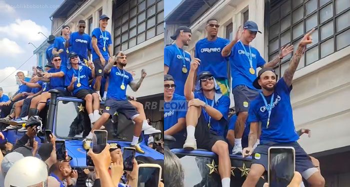 Persib Pawai Juara, Eliano Terkejut Lihat Bobotoh: Di Sini Lebih Gila dari Eropa