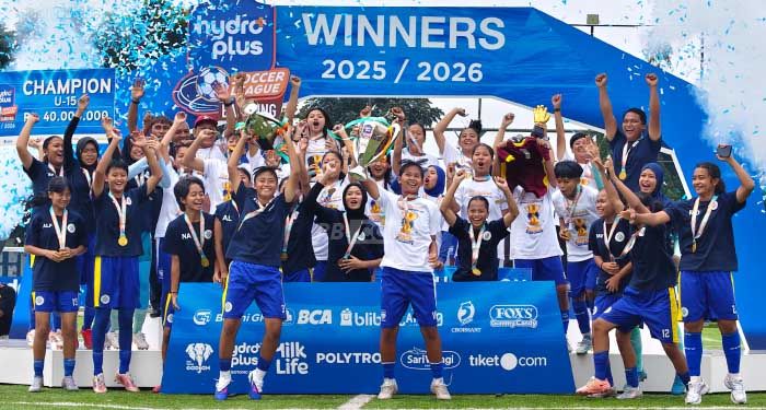 Mojang Priangan dan Akademi Persib Juara HYDROPLUS Soccer League, Tiket ke Kudus di Tangan
