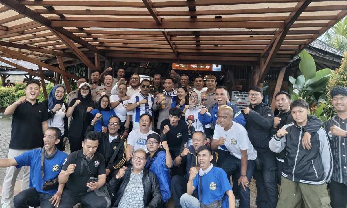 Polda Jabar dan Komunitas Bobotoh Resmi Bentuk Satgas 'Bobotoh Jaga Persib, Jaga Lembur Sauyuna'