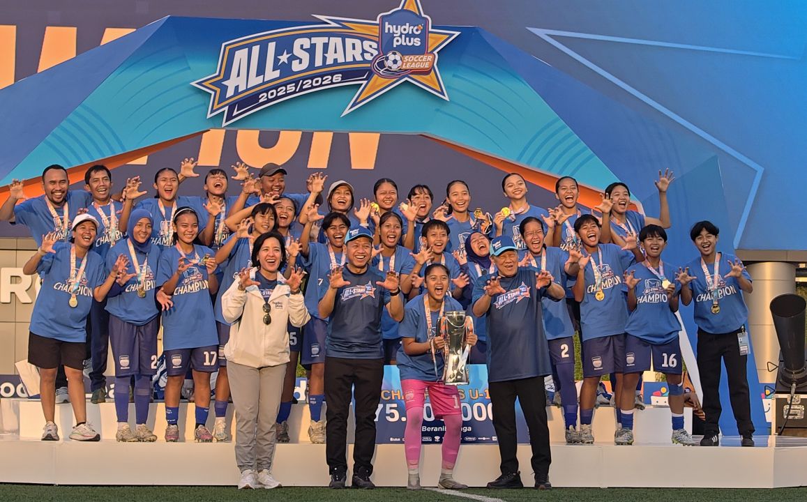 Akademi Persib Juara HYDROPLUS Soccer League All-Stars 2025/2026 Usai Kalahkan Putri Garut 5-0